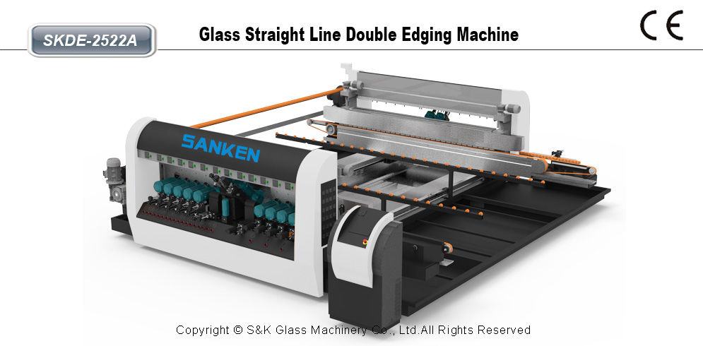 SKDE-2522 玻璃双直线平边磨边生产线