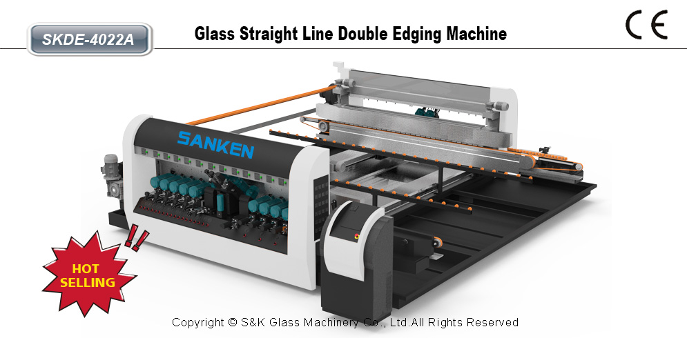 SKDE-4022 玻璃双直线平边磨边生产线